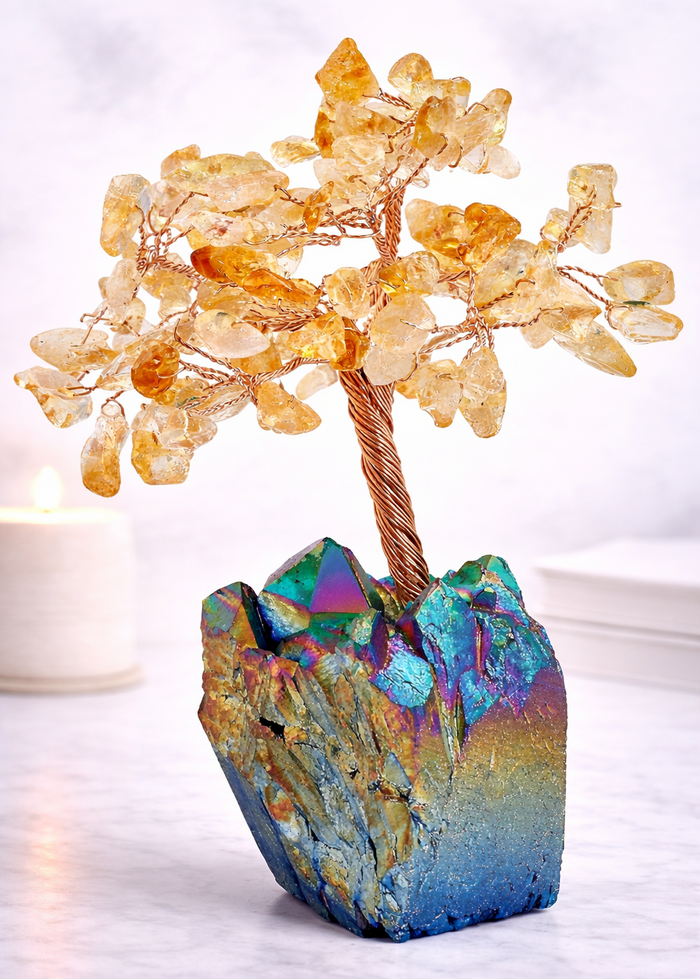 Citrine(rainbow Quartz Base)