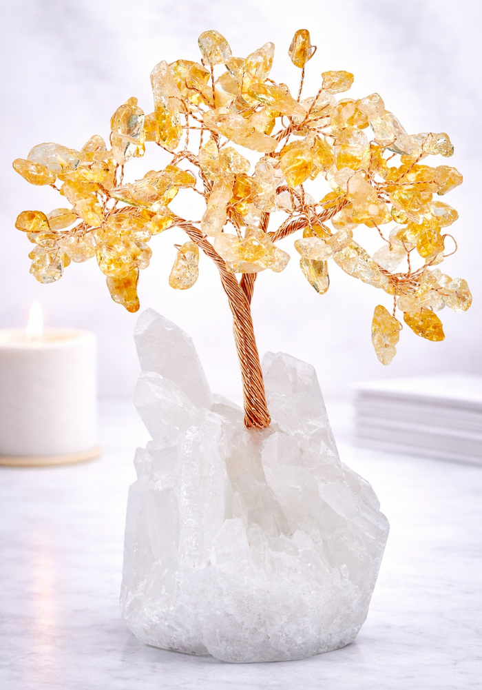 Citrine(rock Quartz Base)