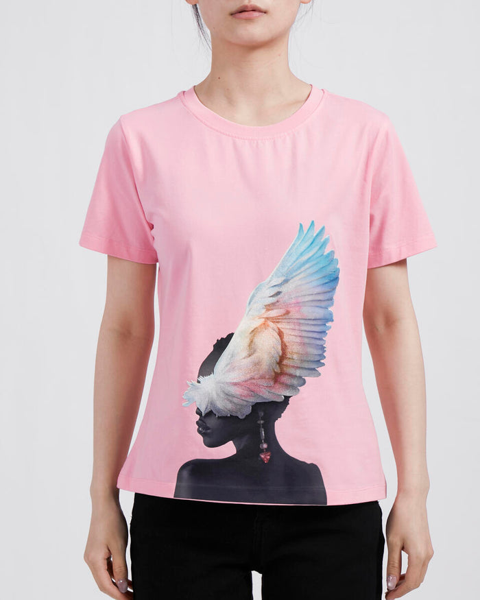Women ROKU STUDIO Soft Feather T-Shirt