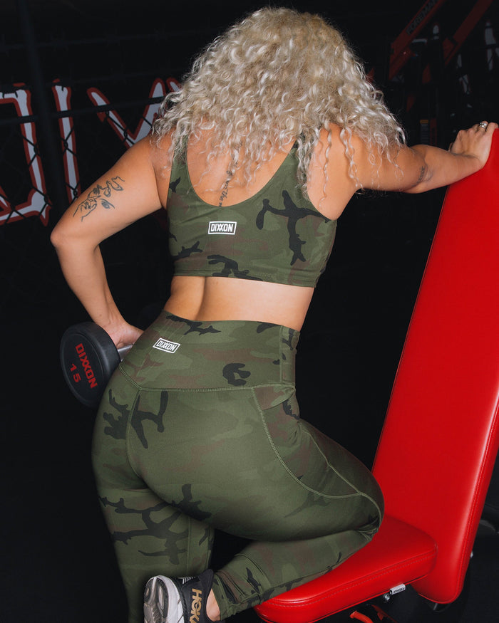 Women's Classic Sports Bra - Camo - Dixxon Flannel Co.