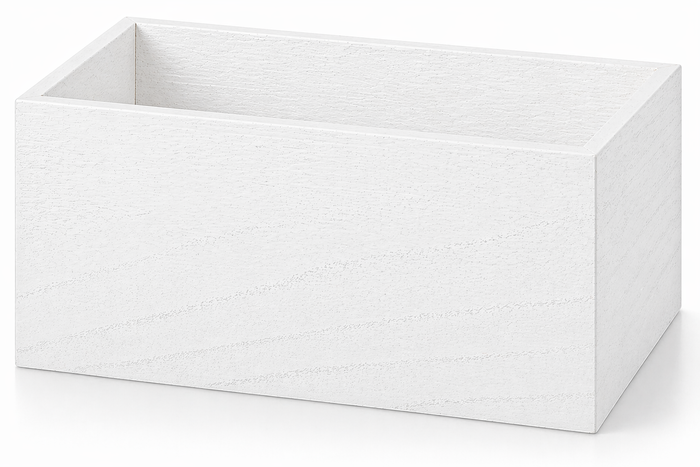 10" × 4" × 6" / White