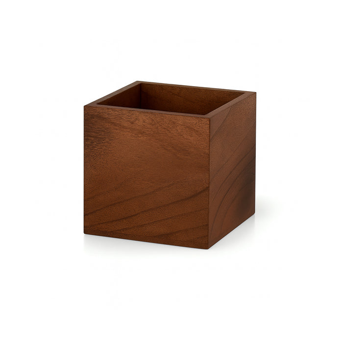 5" × 5" × 5" / Brown