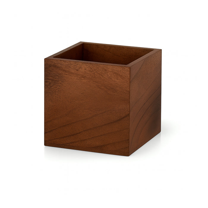 6" × 6" × 6" / Brown