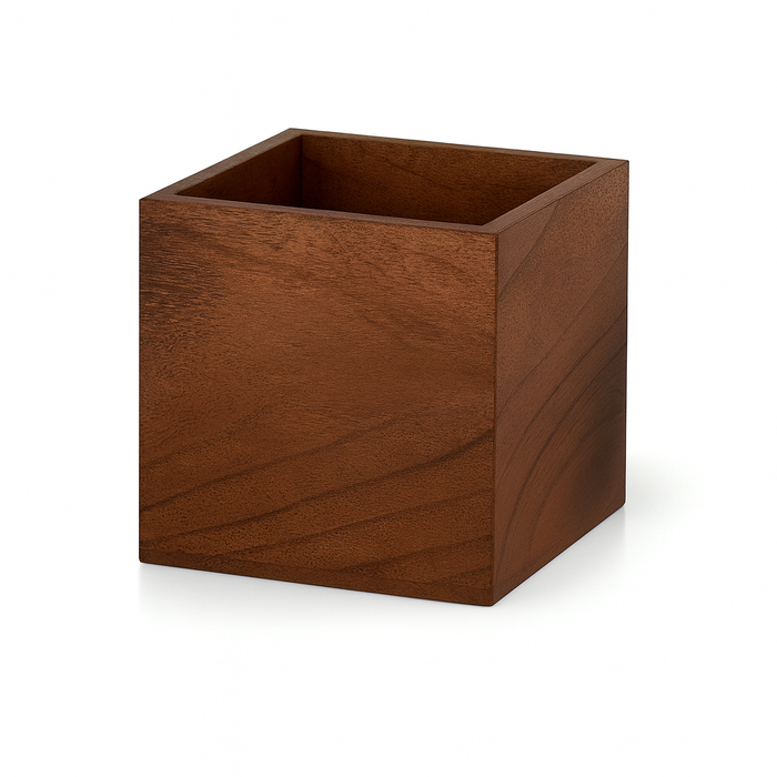 8" × 8" × 8" / Brown