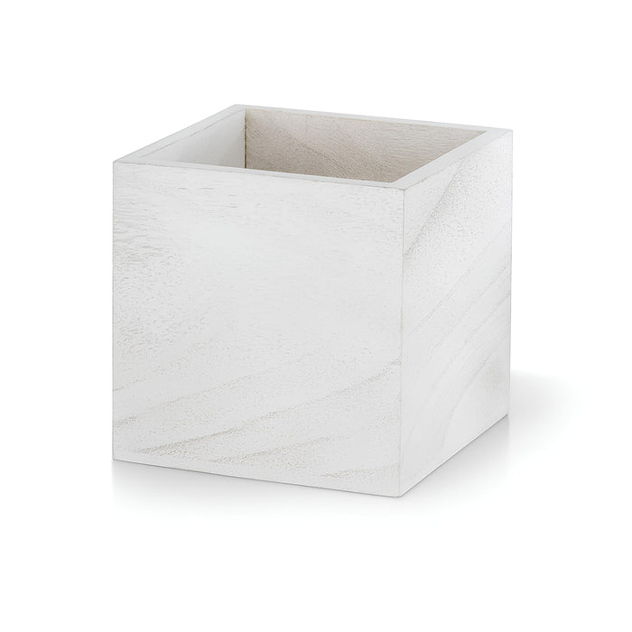 8" × 8" × 8" / White