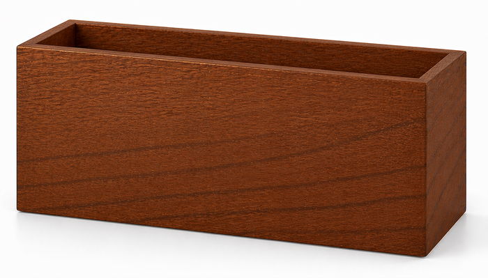 10" × 4" × 6" / Brown