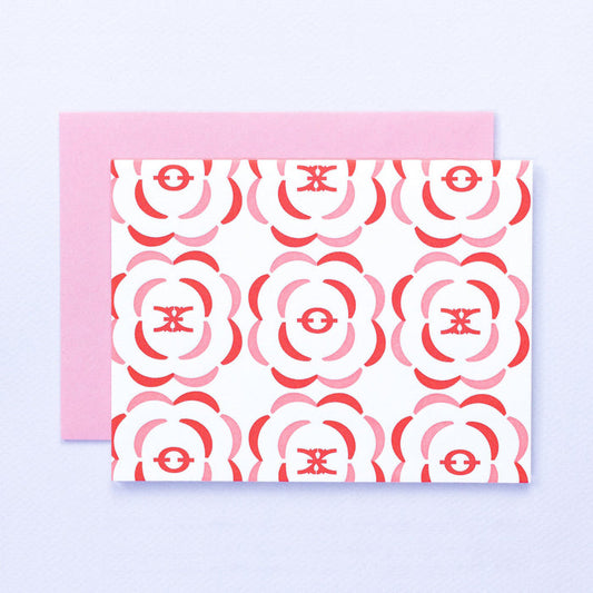 XOXO Letterpress Card