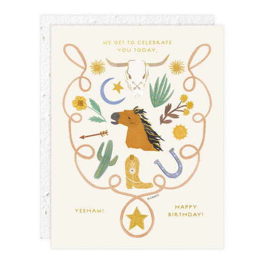Yee Haw Birthday Card | Seedlings