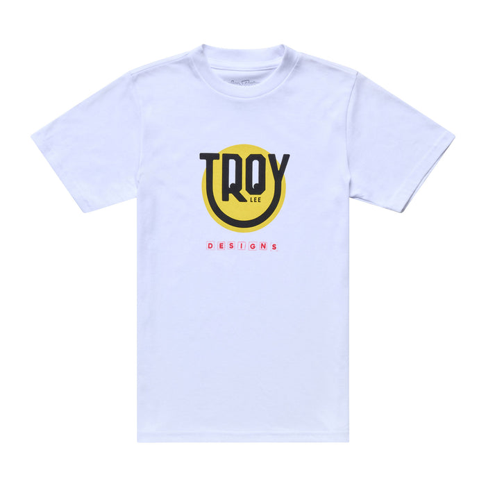 Youth Short Sleeve Tee Happy Dayz White