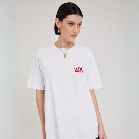Zodiac T-shirt - Leo - The Quirky Naari
